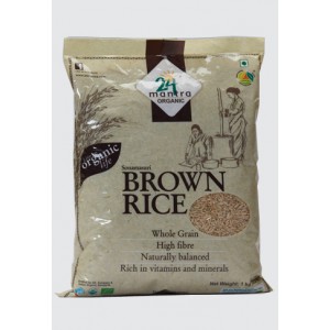 SONAMASURI RAW RICE BROWN 5 KG